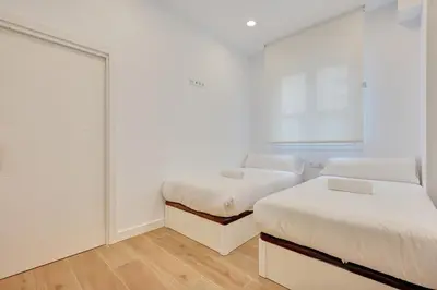 Cama o camas de una habitación en Apartamento M&A By Clabao