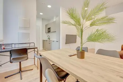 Una cocina o zona de cocina en Apartamento M&A By Clabao