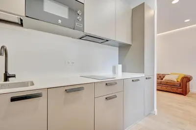 Una cocina o zona de cocina en Apartamento M&A By Clabao