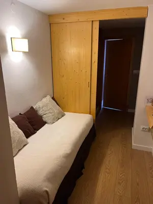 Cama o camas de una habitación en Apartamento en Cerler 1F
