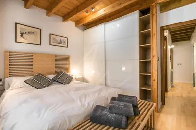 Cama o camas de una habitación en Casa Molières by SeaMount Rentals