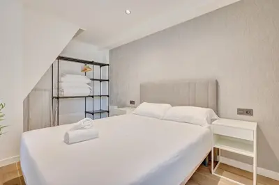 Cama o camas de una habitación en Apartamentos Jorgito by Clabao