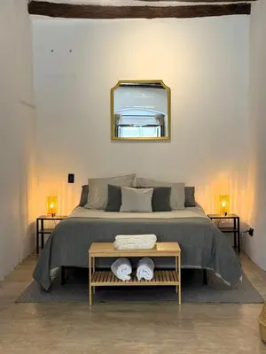 Cama o camas de una habitación en Casa Vivó