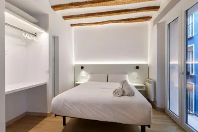 Cama o camas de una habitación en Linda Apartments by Clabao