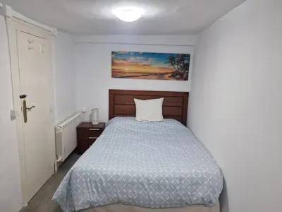 Cama o camas de una habitación en Apartamento bonito en Arnedo