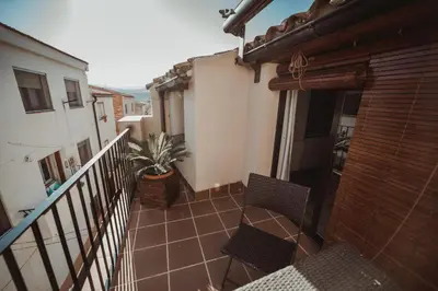 Un balcón o terraza de Ca La Leonor, Ecoturisme Terra Alta