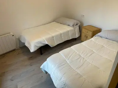 Cama o camas de una habitación en El balcón de San Andrés