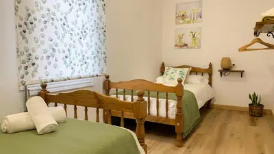 Cama o camas de una habitación en La Cantera