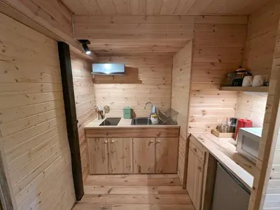Una cocina o zona de cocina en La Rústica - estudio rural