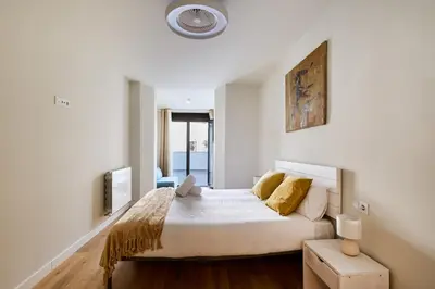 Cama o camas de una habitación en Los Balcones del Encierro - Estafeta 65
