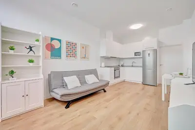 Una cocina o zona de cocina en Studio Irati by Clabao