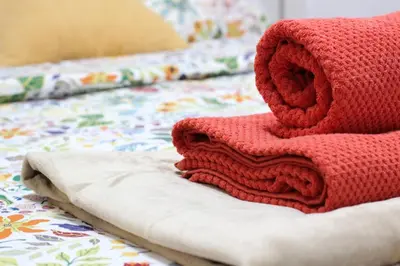 Cama o camas de una habitación en Piso coqueto con PARKING y BALCON