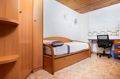 Cama o camas de una habitación en Chalet adosado Anayet