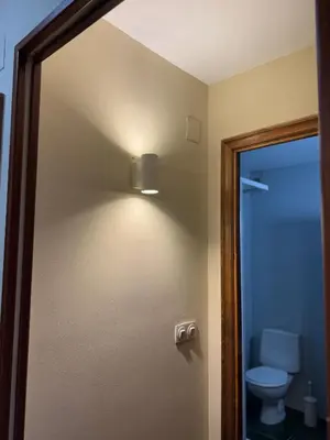 Un baño de Céntrico apartamento con vistas en Formigal - Entrada 24h sin llaves