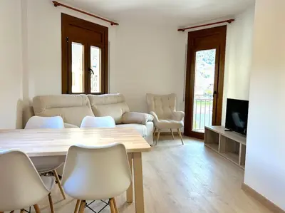 Zona de estar de Apartament modern i cèntric Esterri by RURAL D'ÀNEU