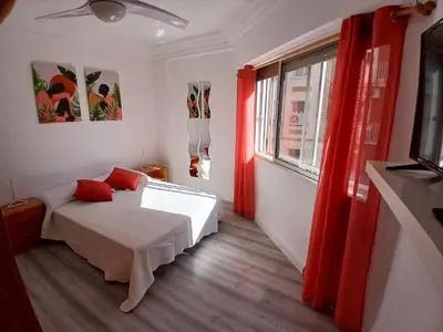 Cama o camas de una habitación en Piso recien reformado
