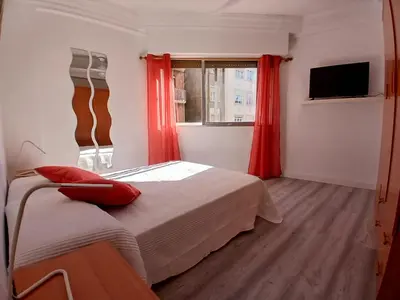 Cama o camas de una habitación en Piso recien reformado