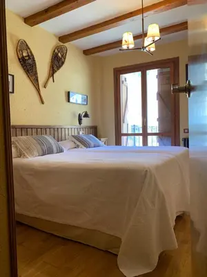 Cama o camas de una habitación en Benasque 26