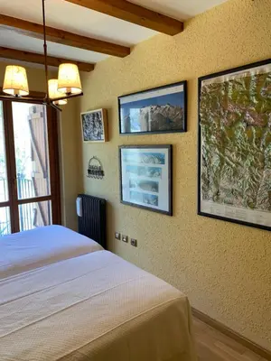 Cama o camas de una habitación en Benasque 26