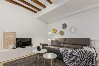 Zona de estar de Center Pamplona Apartment UAT00537