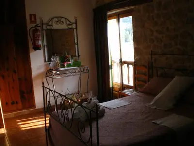 Cama o camas de una habitación en Masia Del Aragones