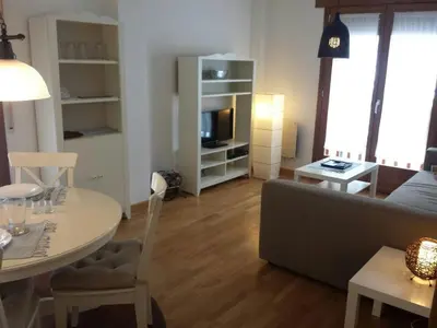 Zona de estar de Apartamento Bielsa-Monte Pérdido
