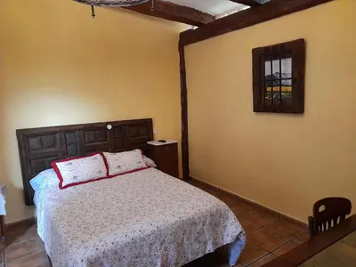 Cama o camas de una habitación en Casa Blanca