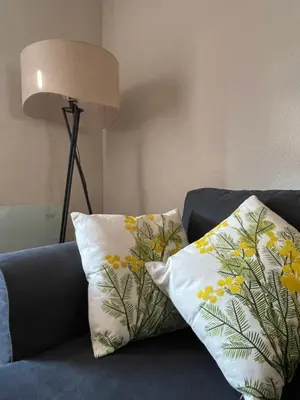 Zona de estar de Apartamento Coqueto en El Pueyo, céntrico con WIFI