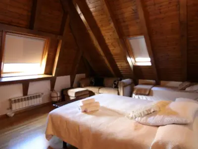 Cama o camas de una habitación en Homenfun Baqueira Beret Vielha III