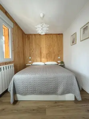 Cama o camas de una habitación en Pico Cerler