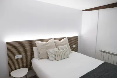 Cama o camas de una habitación en Apartamento Dormitalería