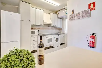 Una cocina o zona de cocina en Mesón Pamplona by Clabao