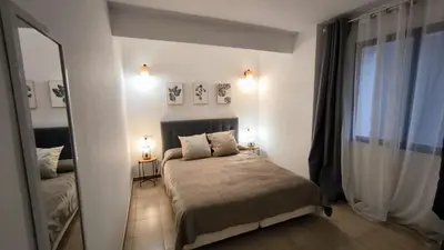 Cama o camas de una habitación en El Mirador dels Ports