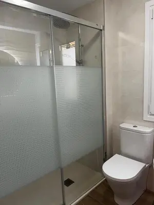 Un baño de Apartamento Rural Elizondo