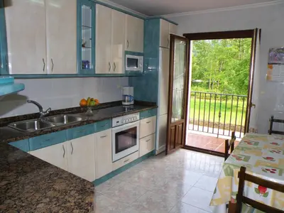 Una cocina o zona de cocina en Apartamento Rural Elizondo