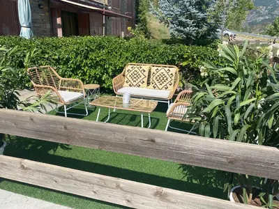 Jardín al aire libre en Lovely Duplex with Beatiful views in Panticosa