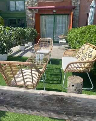 Jardín al aire libre en Lovely Duplex with Beatiful views in Panticosa