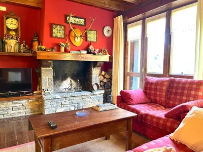 Zona de estar de Apartament dúplex amb gran terrassa by RURAL D'ÀNEU