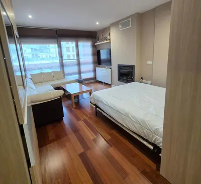 Cama o camas de una habitación en Las Margas Apartamento