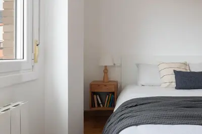 Cama o camas de una habitación en Yesa by Clabao