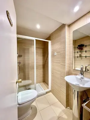 Un baño de Acogedor apartamento a pie de pistas, Baqueira 1500
