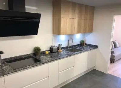 Una cocina o zona de cocina en Apartamento Conde 3