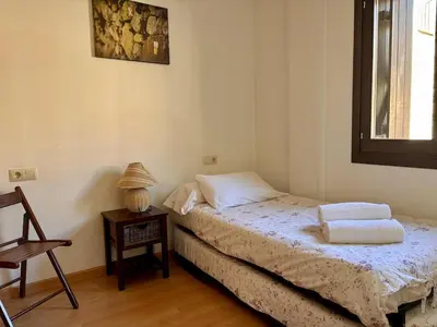 Cama o camas de una habitación en BPirineos-Casa Chuanina