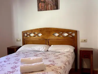 Cama o camas de una habitación en BPirineos-Casa Chuanina