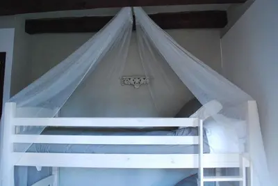 Cama o camas de una habitación en Torre Viladot