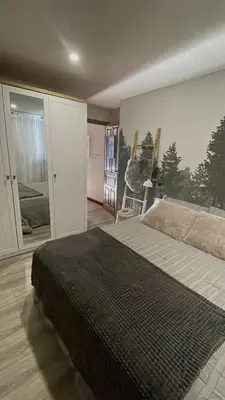 Cama o camas de una habitación en ENCANTADOR apartamento RENOS