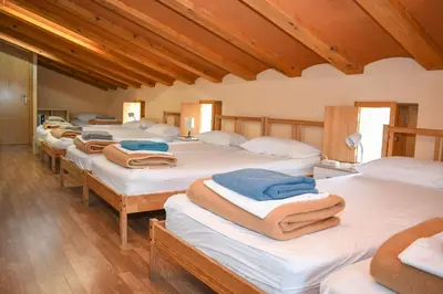 Cama o camas de una habitación en CASÓN SALTO DE ROLDÁN