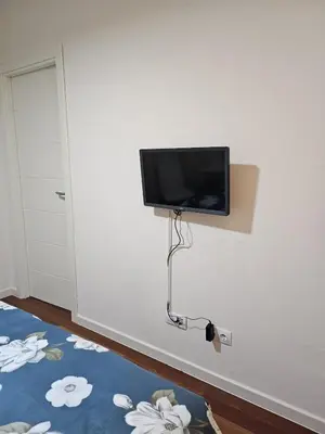 Una televisión o centro de entretenimiento en Apartamento Las Margas