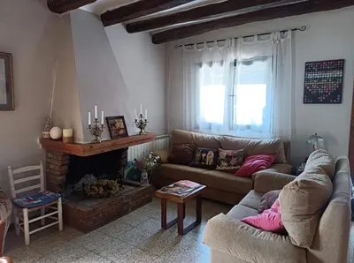 Zona de estar de Cal Viudeta
