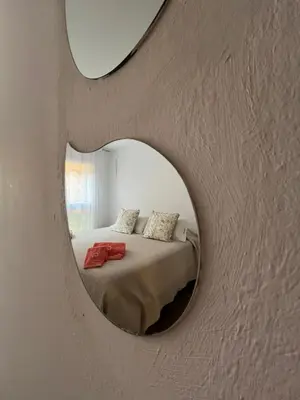Cama o camas de una habitación en Alojamiento Evelyne Cal Paleta Noves de Segre